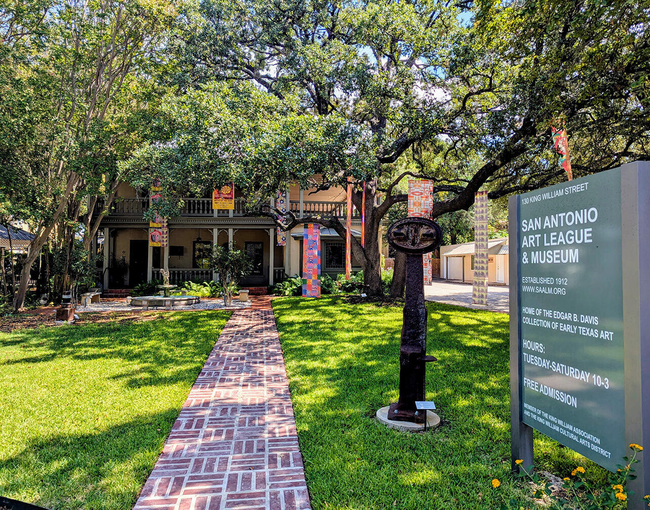The San Antonio Art League Museum in the historic King William District