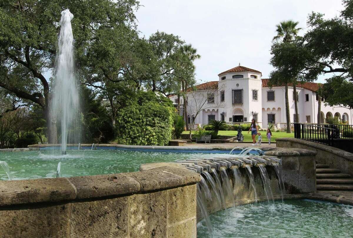 The McNay Art Museum, a Spanish Colonial Revival estate amid towering oaks